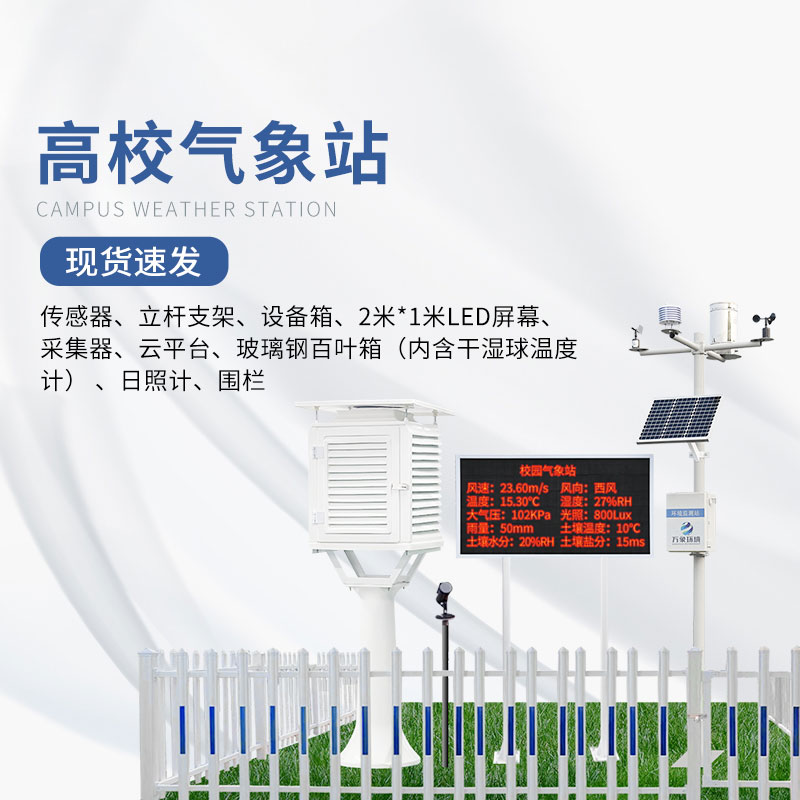 校園教學(xué)氣象站——學(xué)生們走進氣象的切入點