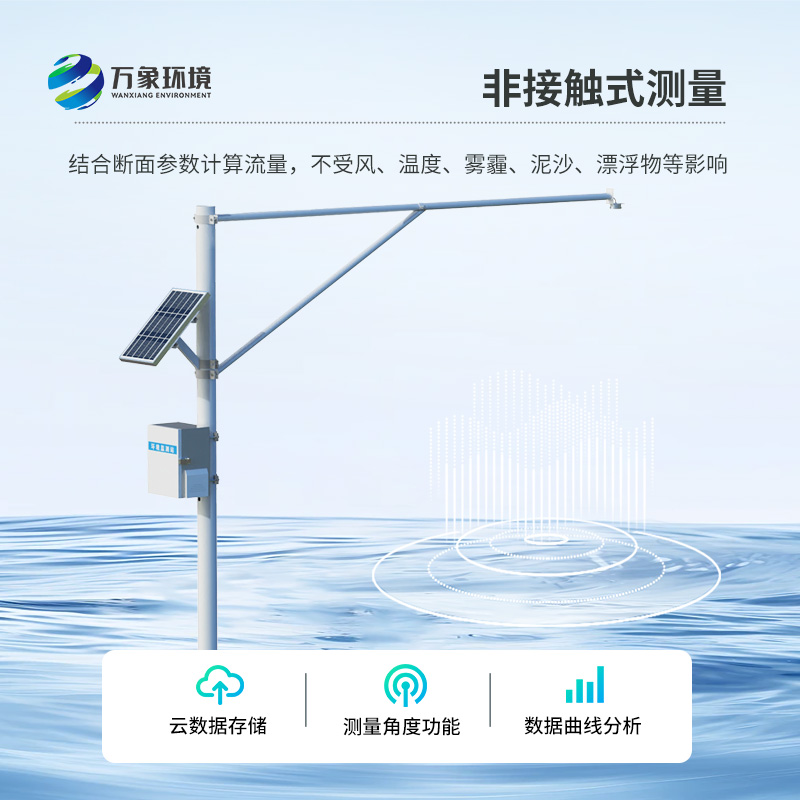 河道水位監(jiān)測離不開我們的雷達式水位監(jiān)測站！