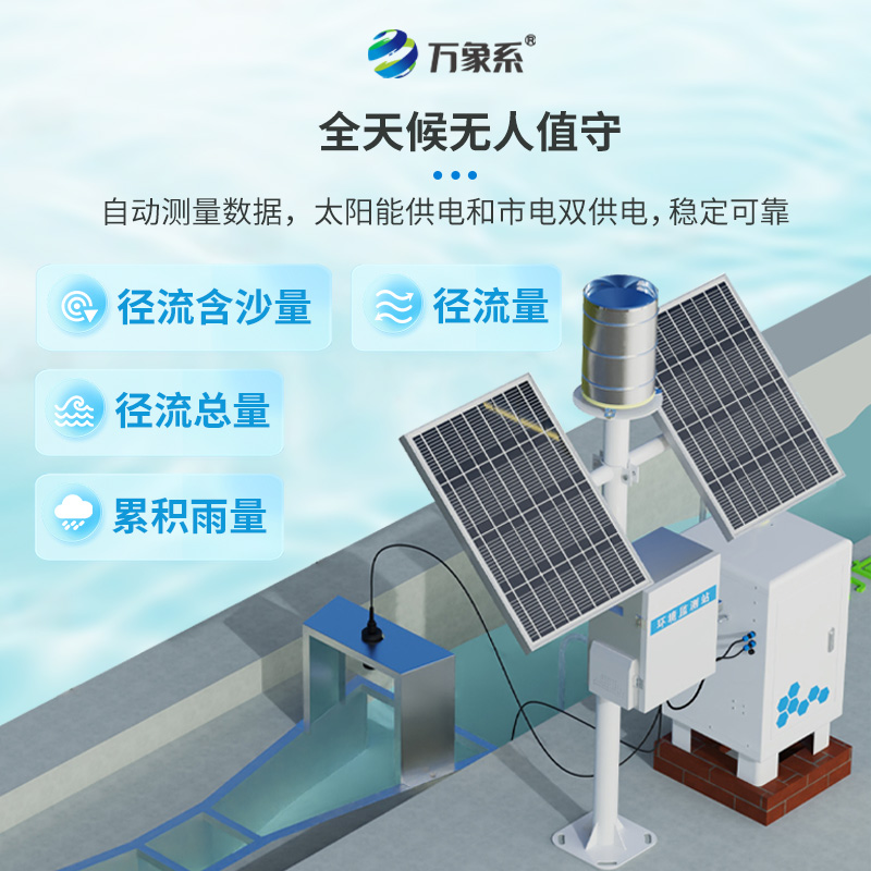 卡口堰水土流失監(jiān)測儀：泥沙含量、徑流量和累計雨量數據觸手可及